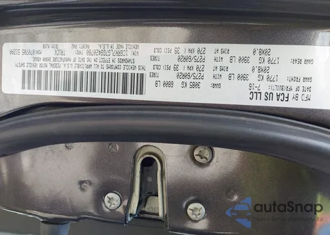 2016 Ram 1500 Big Horn z USA, uszkodzony, nr VIN 1C6RR7LG7GS420780